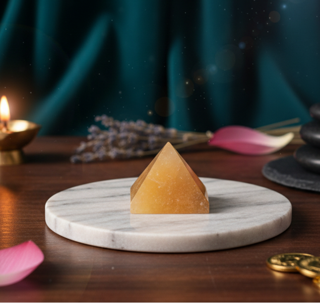 100% Natural Mixed Gemstone Crystal Pyramid