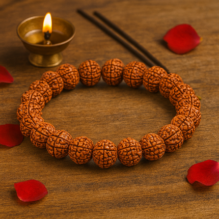 7 Mukhi Rudraksha Band