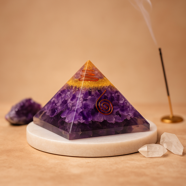 Amethyst Crystal Pyramid