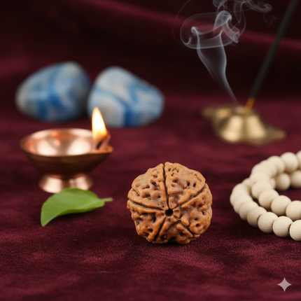 Authentic Nepal 5 Mukhi Rudraksha - 18mm - 22mm