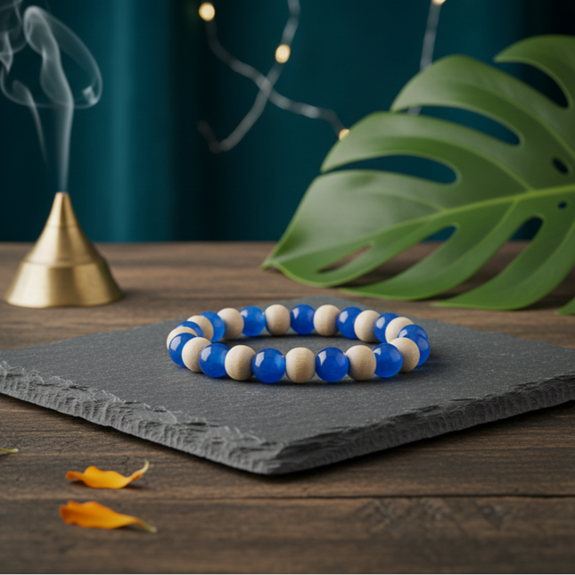 Blue Agate Harmony Band