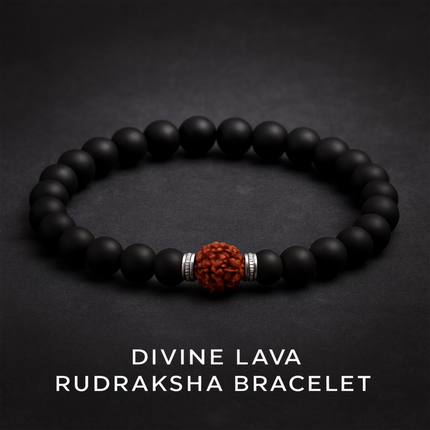 Divine Lava Rudraksha Bracelet