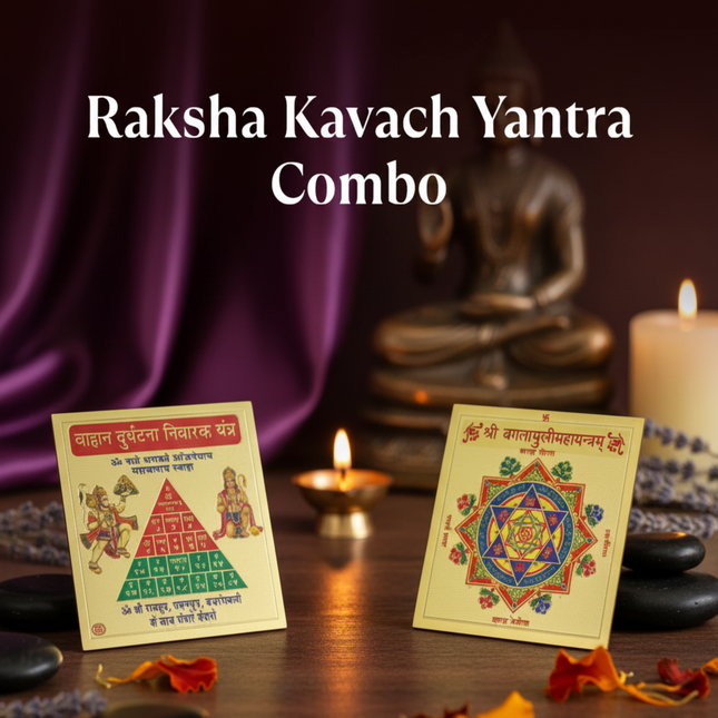 Divine Siddh Raksha-Protective Kavach Sacred Yantra Power Combo