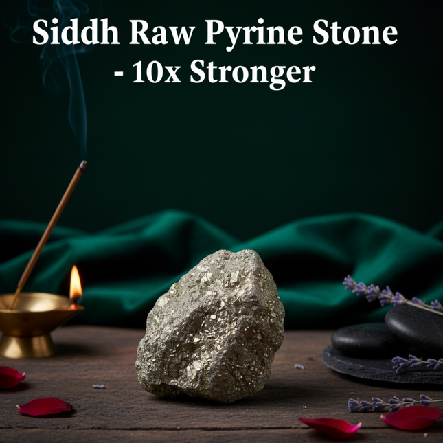 Divine Siddh Raw Pyrite Gemstone - 10x Stronger
