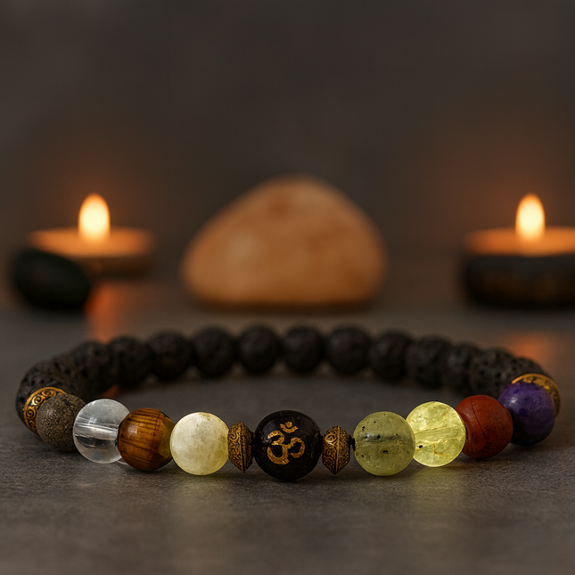 Energised Navgrah Shanti Energy Bracelet - 10x Stronger