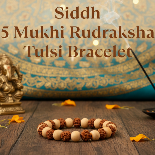 Sawan Siddh Tulsi Rudraksha Band